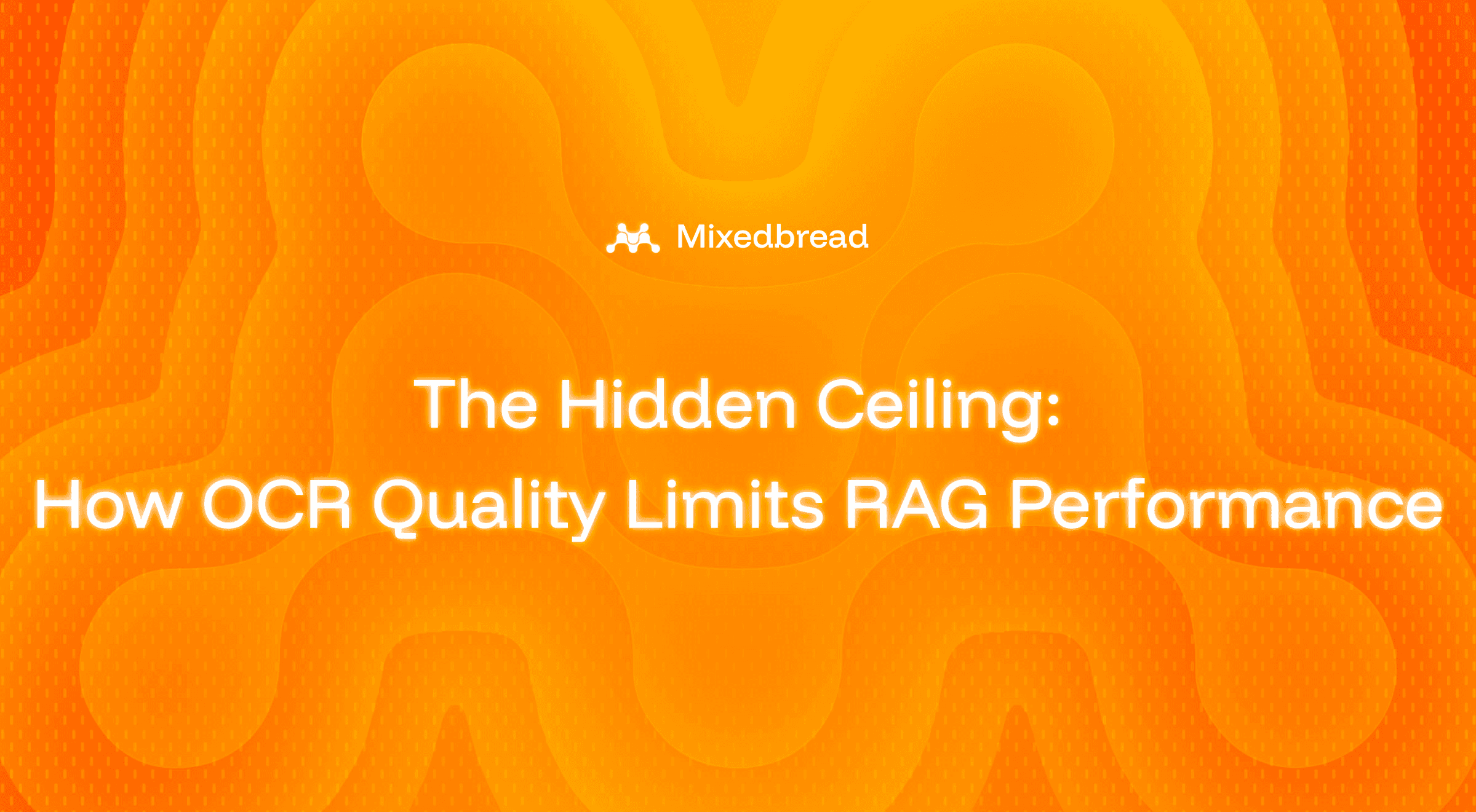 The Hidden Ceiling: How OCR Quality Limits RAG Performance